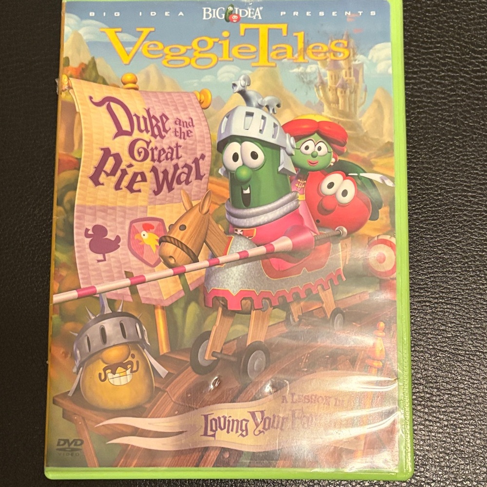 3/$15 VeggieTales DVD - Duke and the Great Pie War